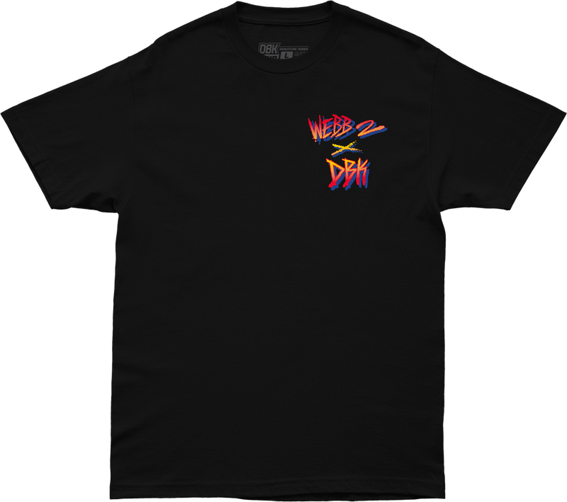 Dbk 325-00078YL YTCW-RAD-L RAD CW2 YOUTH TEE BLACK YL