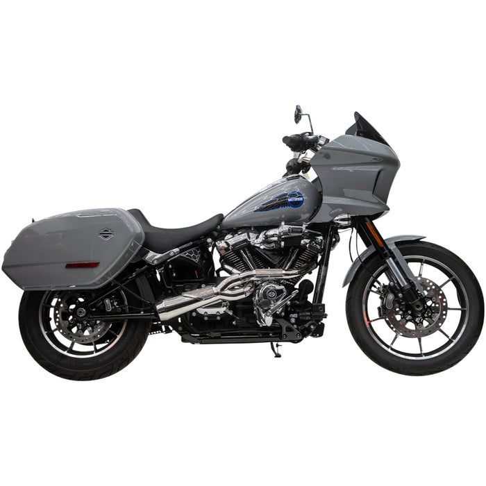 TRASK 1800-2794 TM-5132PO 2-into-1 Big Sexy Exhaust System stainless - m8 softail