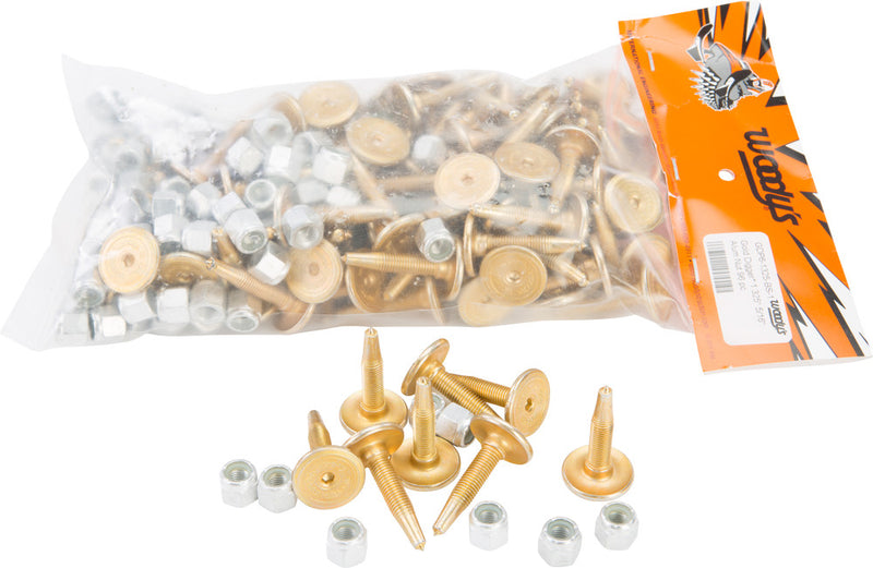 Woody's 18-3112-96 GDP6-1325-BS GOLD DIGGER CARBIDE STUDS 1.325" 96/PK