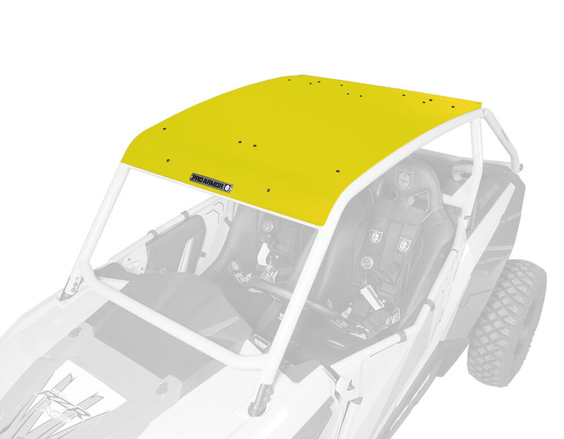 Pro Armor Asylum Roof With Light Bar Pocket Lime Squeeze - P141297LSQ-630 Polaris RZR 2014-2022