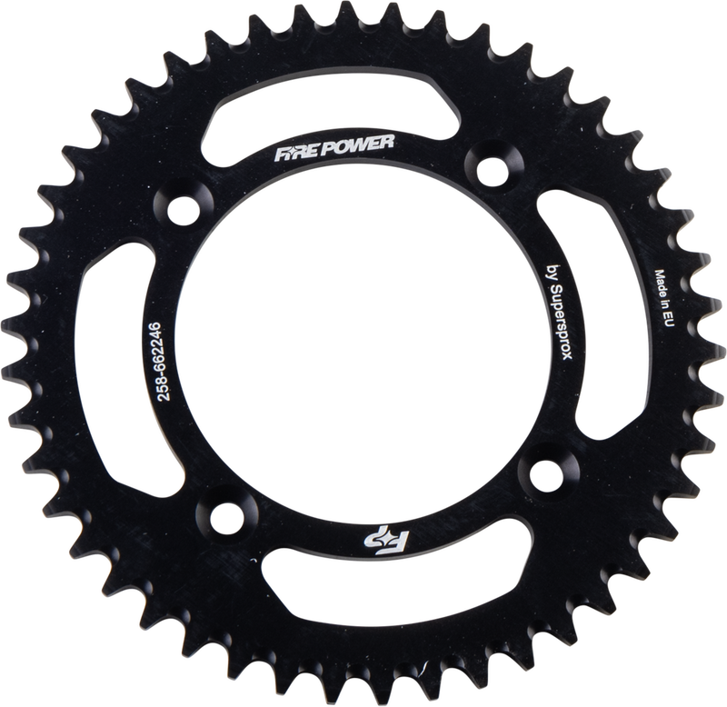 Fire Power 258-662246 FPA-6622-46-BLK REAR SPROCKET ALUMINUM 46T BLK
