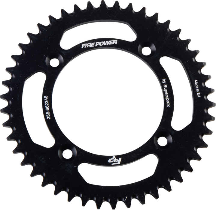 Fire Power 258-662246 FPA-6622-46-BLK REAR SPROCKET ALUMINUM 46T BLK