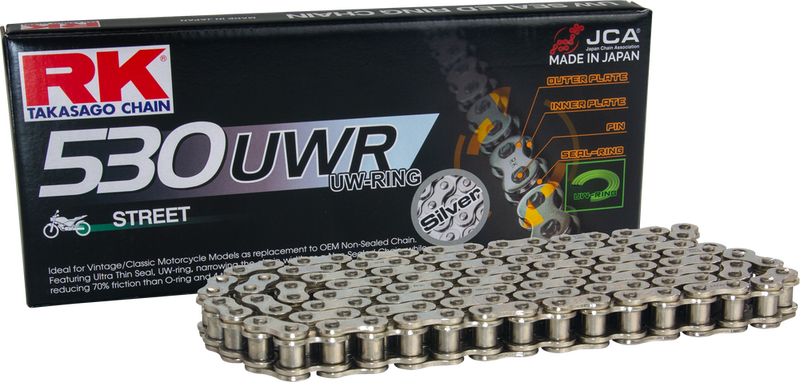 Rk Excel 691-9001SV SV530UWR-100 SV530UWR DRIVE CHAIN SILVER 530 X 100
