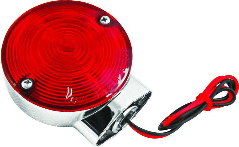 Bikers Choice 490177 86-99 FLT Flst Fxrt 2 Filament Turn Signal Lamp W/red Lens Replaces H-D 68400-86 - Photo - Primary
