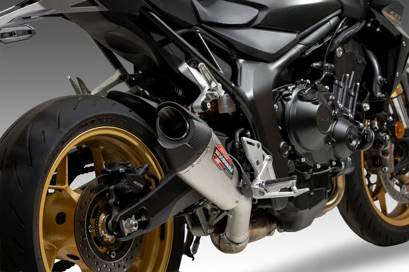 Yoshimura Exhaust Street AT2 Slip-ON SS CF WF Honda Hornet 2025 - 12150BP520 Honda Hornet 2025