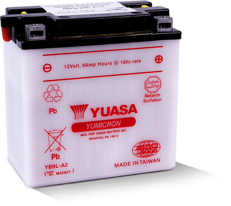 Yuasa Battery YUAM2292Y Yuasa YB9L-A2 Yumicron 12-Volt Battery - User 1