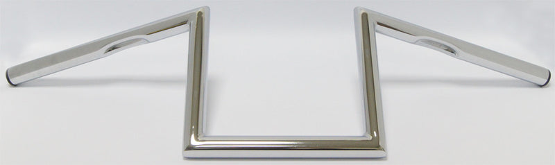 Harddrive 1" Z-Bar Dimpled 8" Chrome - 21-231 For Harley Motorcycles 1980-2017