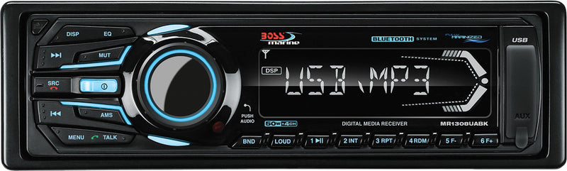 Boss Audio 63-8050 MR1308UABK MULTIMEDIA AM/FM RECEIVER