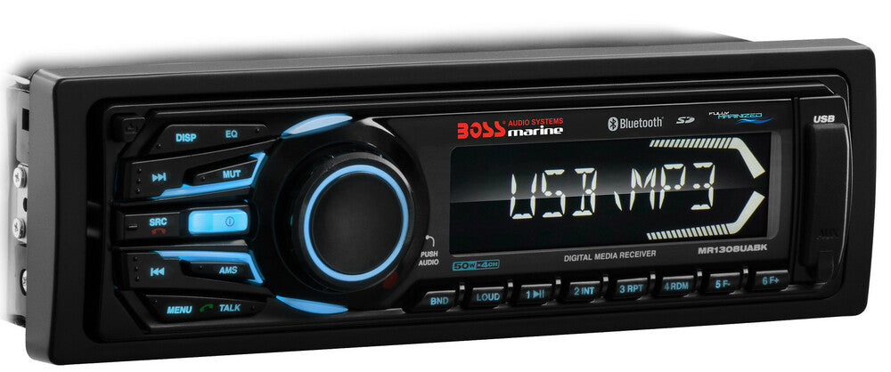 Boss Audio 63-8050 MR1308UABK MULTIMEDIA AM/FM RECEIVER