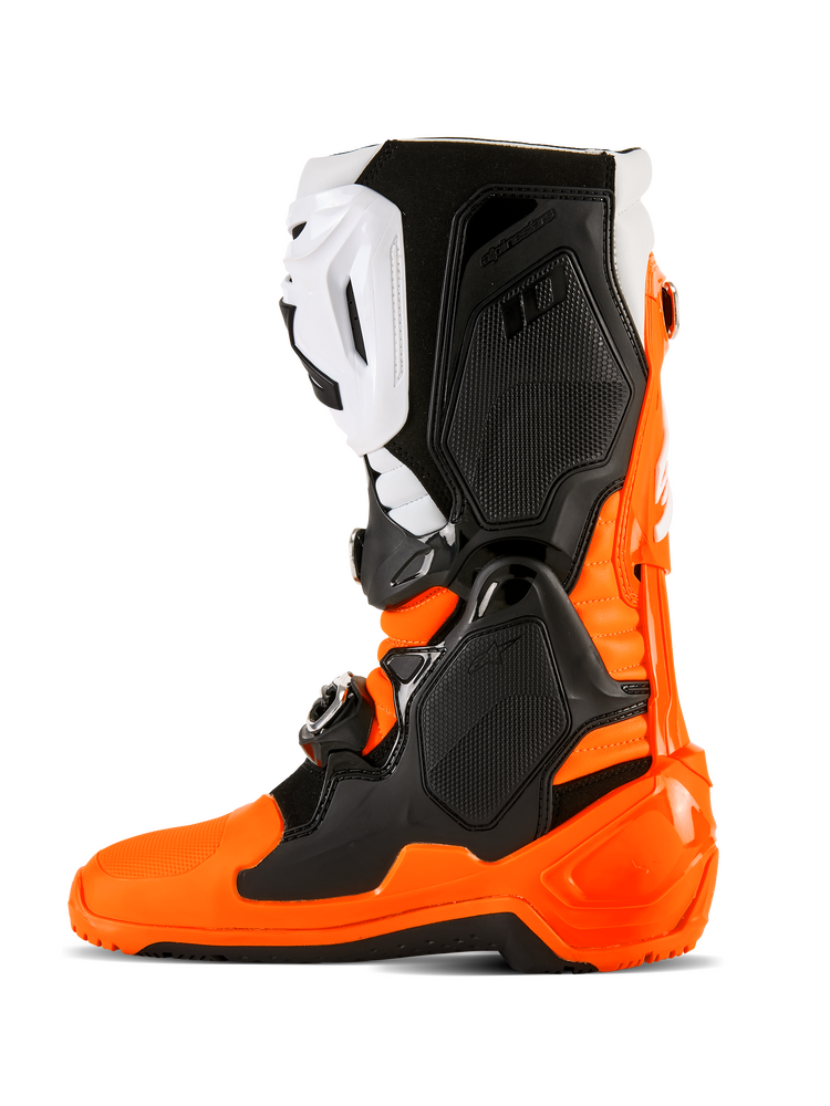 Alpinestars 482-0003910 2010025-4512-10 TECH 10 ENDURO BOOTS ORANGE FLUO/BLACK/WHITE 10