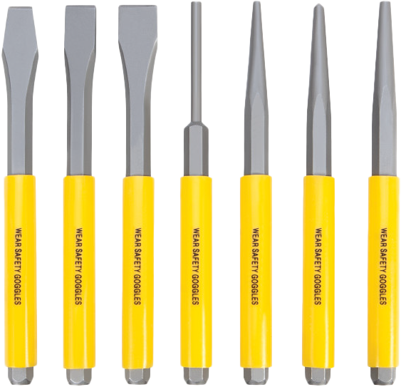 Performance Tool 117-2000 W7510 7 PC PUNCH / CHISEL SET