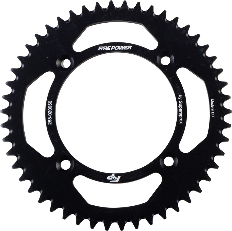 Fire Power 258-020950 FPA-209-50-BLK REAR SPROCKET ALUMINUM 50T BLK