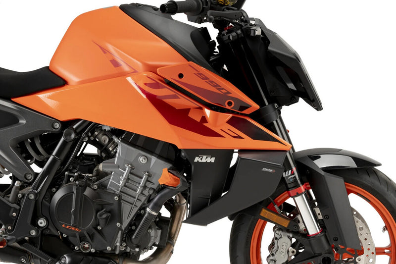 Puig Hi-tech Parts 561-22174BK 22174J DOWNFORCE SIDE SPOILERS MATT BLACK KTM