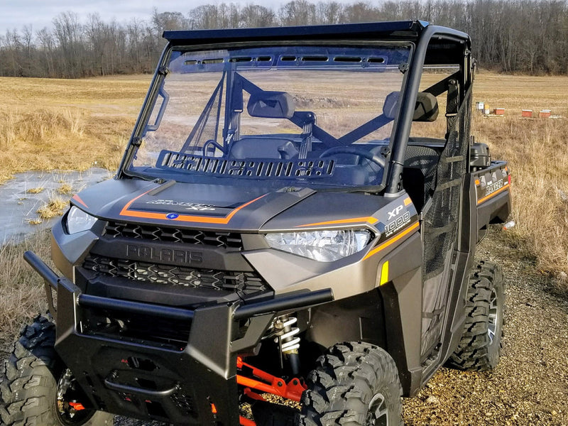 Spike Full Windshield Dual Vent POL Rngr Full Profit - 77-9825 Polaris Ranger 2013-2017