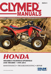 Clymer Repair Manual Honda TRX400EX - CM4545 Honda TRX400EX / TRX400X 1999-2009