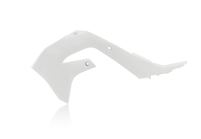 Acerbis Radiator Shroud White - 2736300002 Kawasaki Dirt Bikes 2019-2024