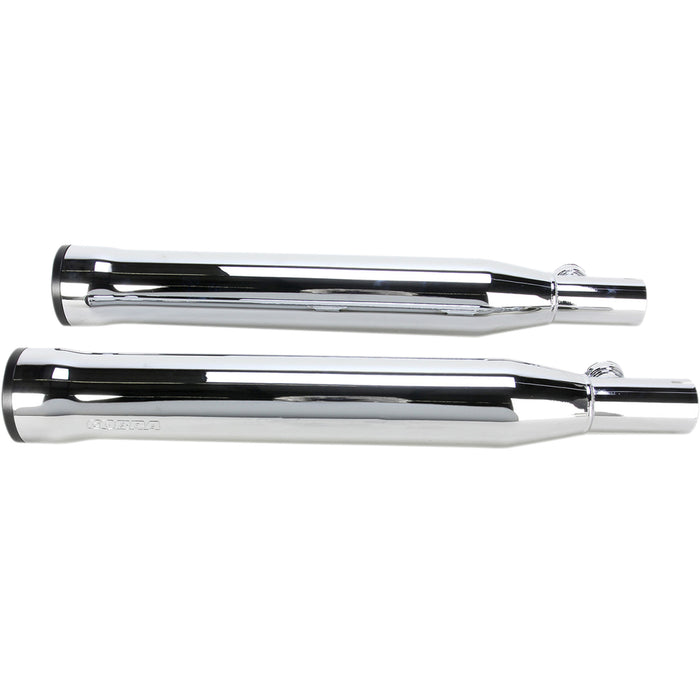 COBRA 1801-0717 6054 RPT 3" Slip-On Mufflers - 3" RPT Mufflers for '00-'06 Softail - Chrome