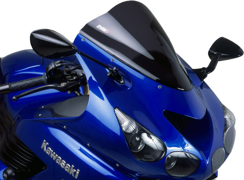 Puig Hi-Tech Parts Windscreen Racing Dark Smoke - 4057F Kawasaki Ninja 2006-2020