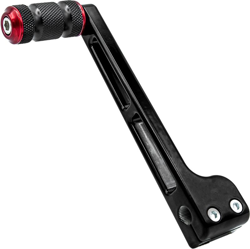 Santoro Fabworx SF30051 Twice Tight Perf Shift W TOE PEG Black For Harley Touring 1998-2013