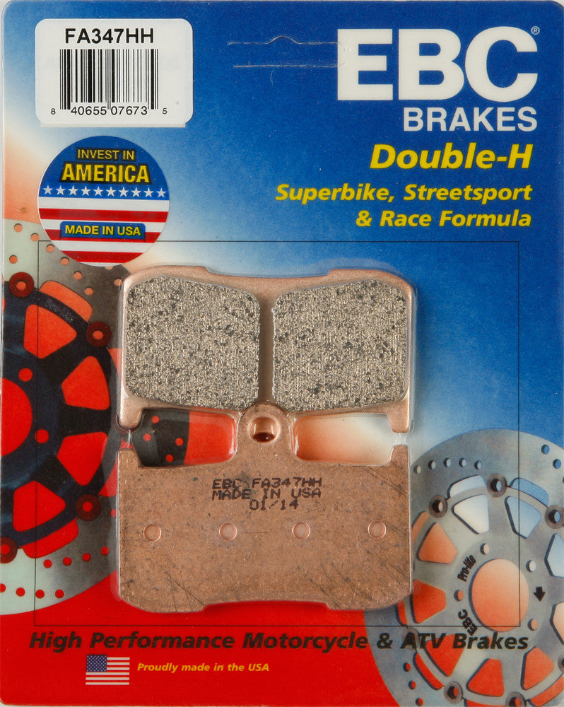 EBC Brake Pads - FA347HH For Victory Motorcycles 2008-2017 | Indian 2014-2019 | Triumph Speed / Daytona / Tiger / Street 2005-2013