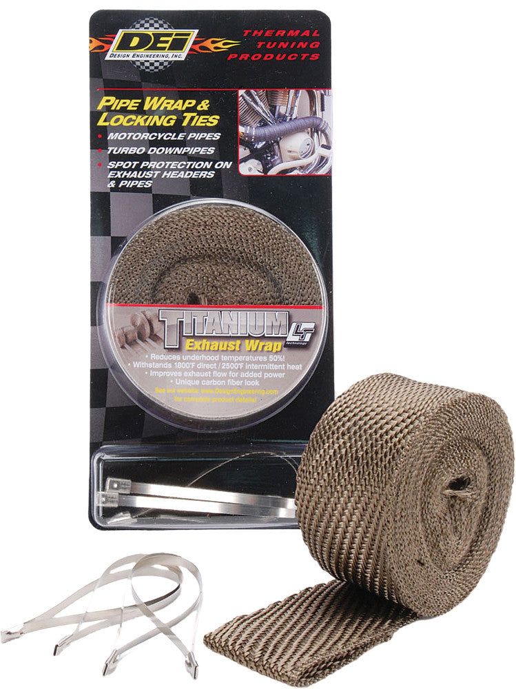 Dei 790-01012 901123 PIPE WRAP & LOCKING TIES TITANIUM