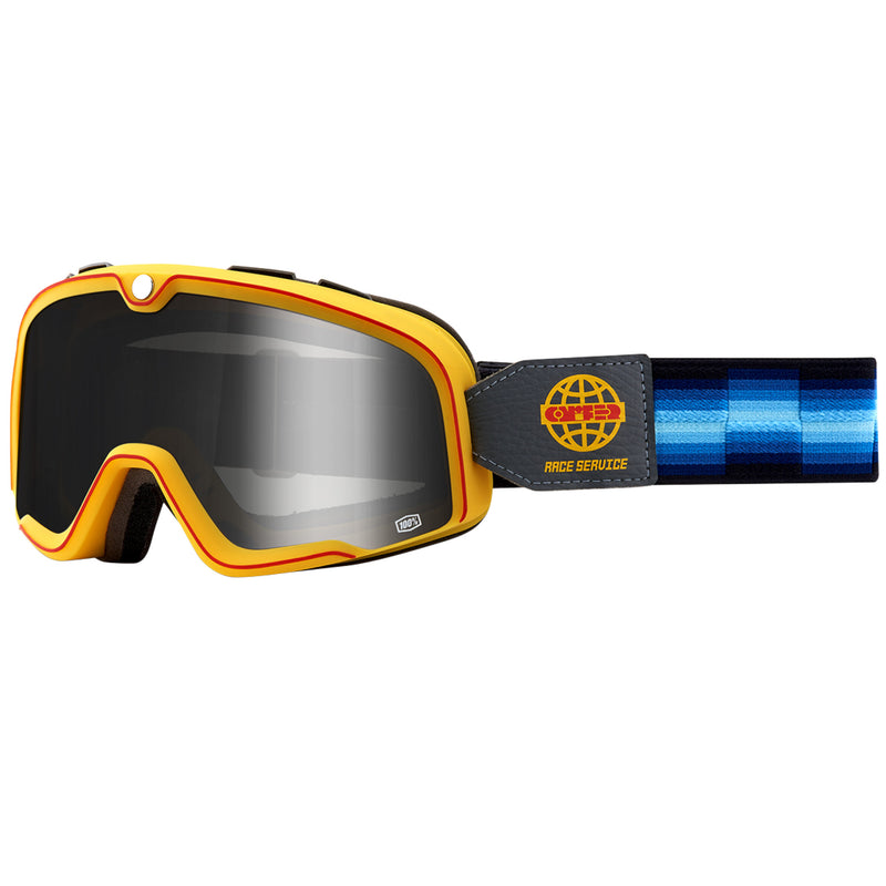 100% 2601-3068 50002-252-01 Barstow Goggles - Race Service - Silver Mirror