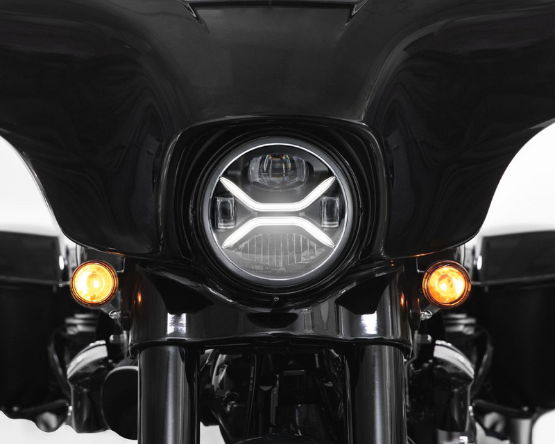 Koso North America 7" Zenith LED Headligh H4 Plug - GA030100 For Harley Motorcycles 1994-2013