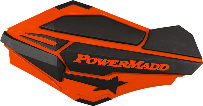Powermadd Sentinal Handguards (orange Black) - 34405 For Husaberg Dirt Bikes 1989-2014 | Beta Dirt Bikes 2008-2018