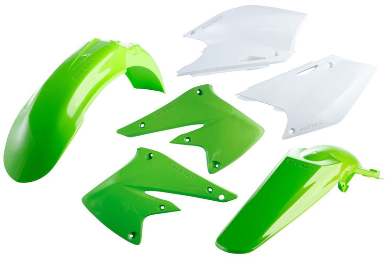 Acerbis Plastic Kit Green - 2041110206 Kawasaki KX 250 2004-2005