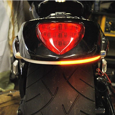 New Rage Cycles Rear LED Turn Signals Amber - 109-REAR-TL-A Suzuki 1800 Boulevard M109R / M109R Boulevard 2006-2009