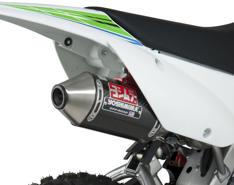 Yoshimura RS-2 Header Canister END CAP Exhaust System SS-CF-SS - 2430522 Kawasaki 110 2002-2016