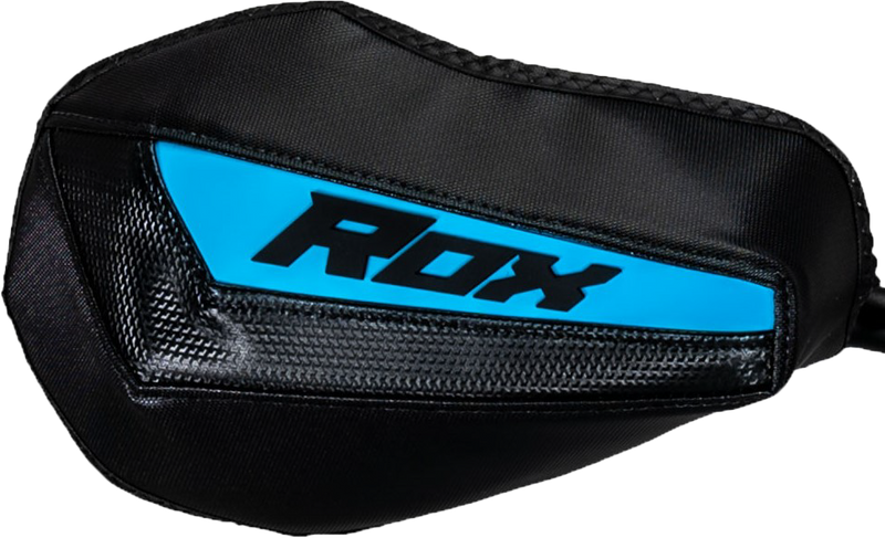 Rox GEN 3 Flex-TEC Handguards Black LT Blue - FT3-HG-OV