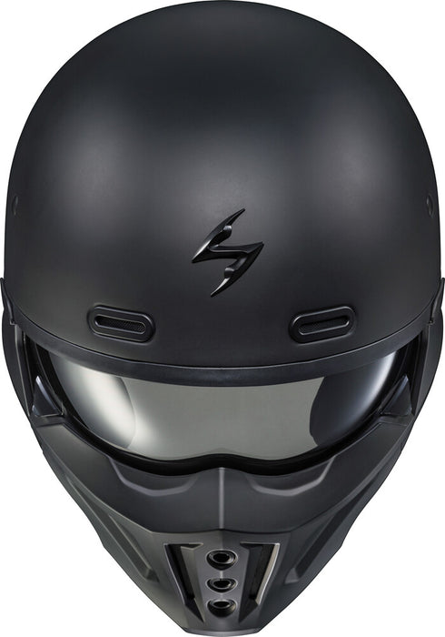 Scorpion Exo 75-1618L COX-1605 COVERT X OPEN-FACE HELMET MATTE BLACK LG