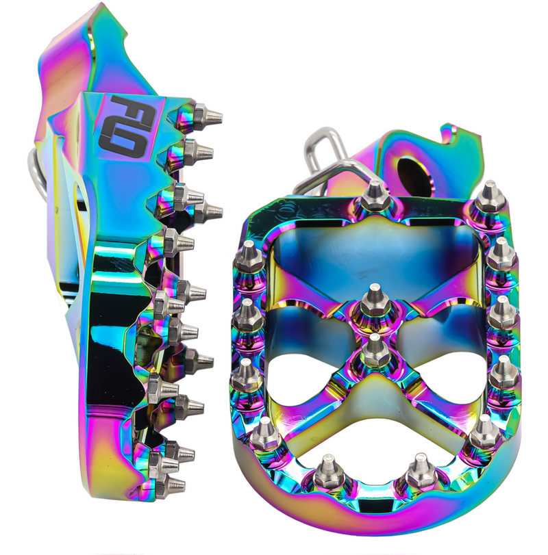 Flo Motorsports PRO Series Foot Pegs JET Fuel - FPEG-796JET Suzuki RMZ 250 / RMZ 450 2010-2026