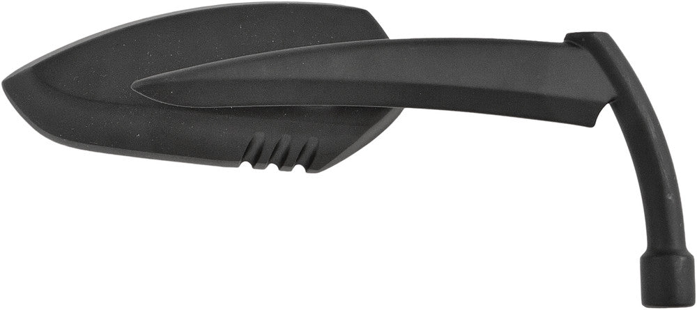 Harddrive 820-0817R 18-504R MIRROR APACHE W/ KNIFE STEM MATTE BLACK RIGHT