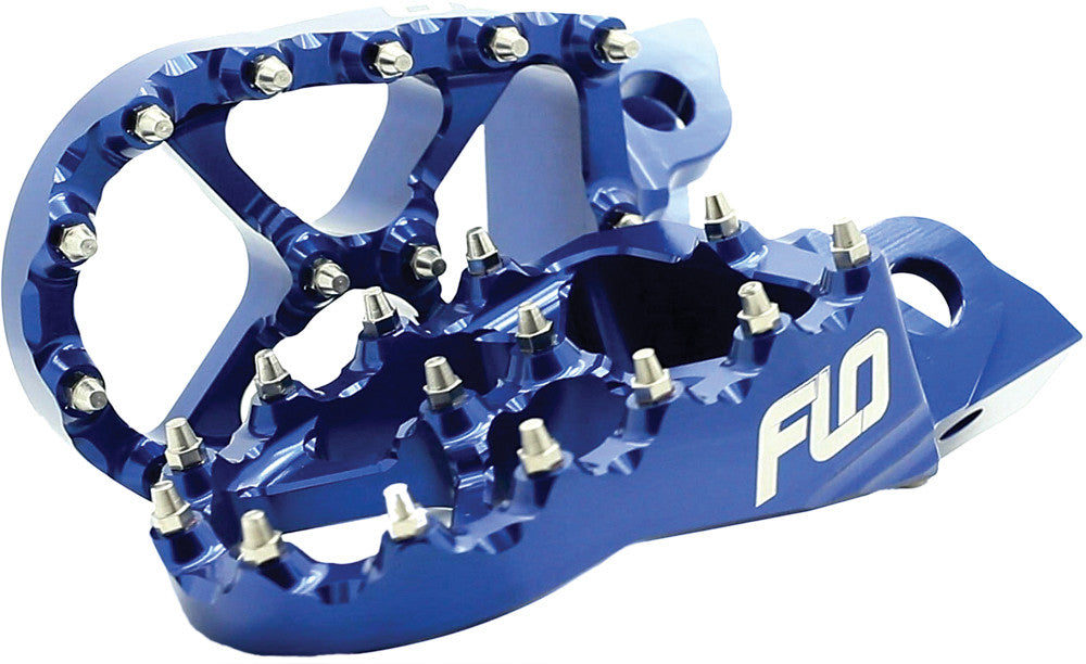 Flo Motorsports 122-8023 FPEG-795BLU Pro Series Footpegs - SpazCycle