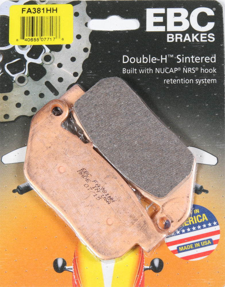 Ebc Brake Pads Double-H Sintered - FA381HH For Harley Sportster 2004-2013