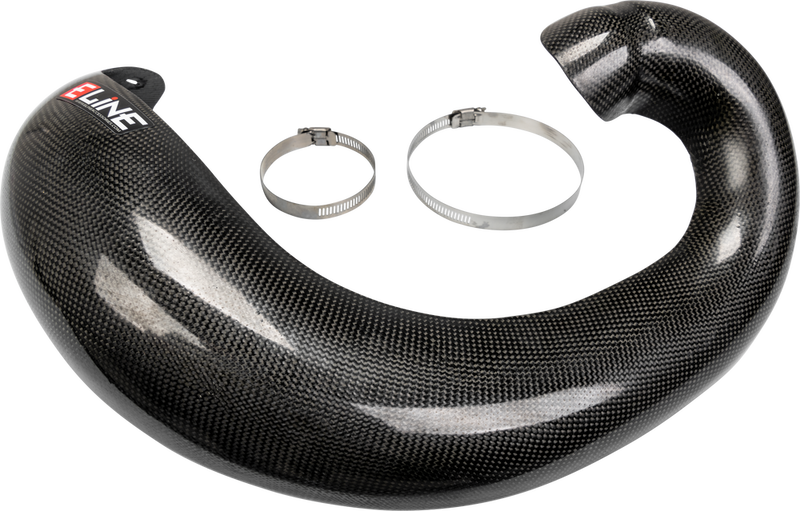 E-Line Accessories Carbon Fiber Pipe Guards GAS HUS - MPG25019C KTM Dirt Bikes 2019-2023