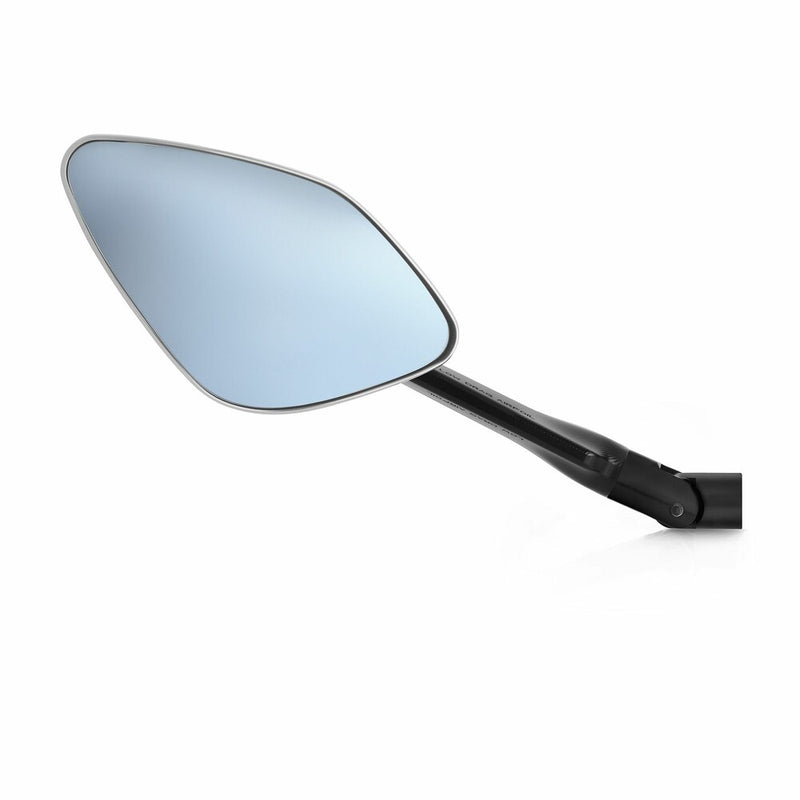 Rizoma 58-BS324A BS324A NAMIC STREET MIRROR SILVER/BLACK LEFT EA