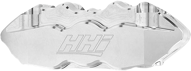 Hawg Halters Inc 750-04065 LHRMCC6108 6 PIST FRT RADIAL MNT CAL L/H CHROME