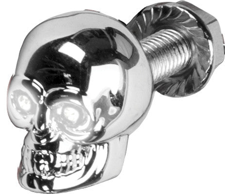 Harddrive 820-55551 H040078 LIGHTED SKULL LIC PLATE SCREW RED