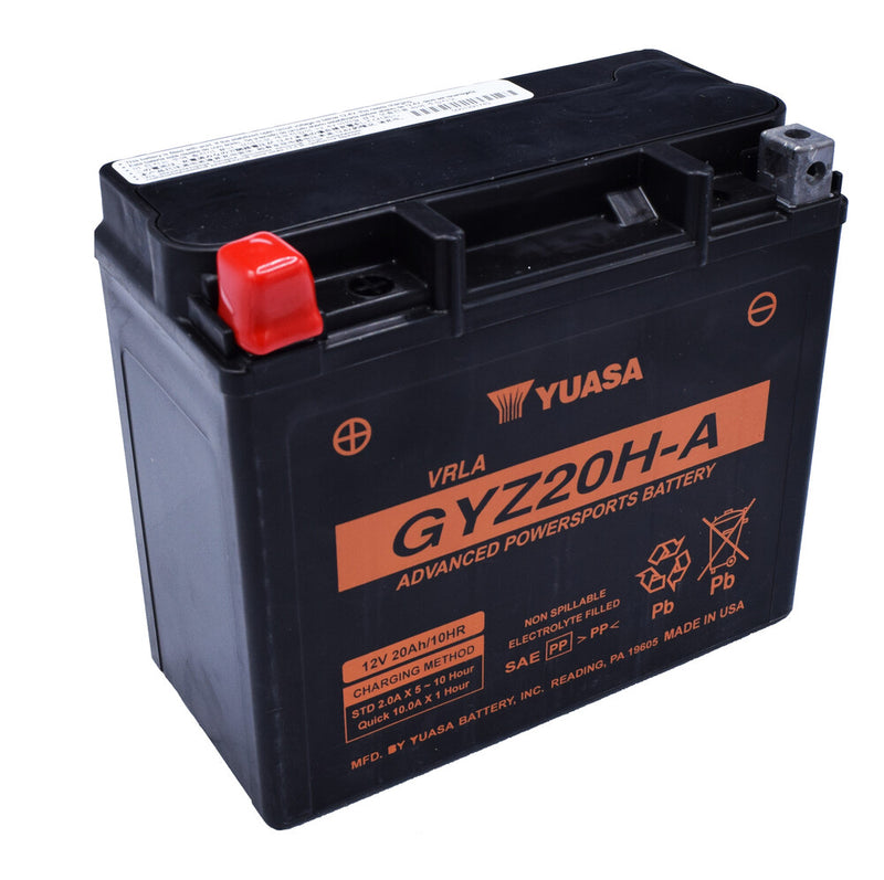 Yuasa Battery GYZ20H-A Sealed Factory Activated - YUAM720GHA Honda Talon 2019-2020