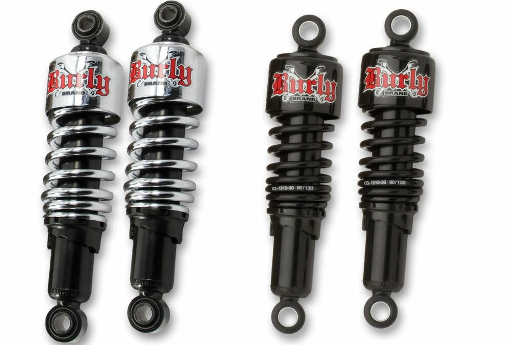 Burly Brand 750-05550 B28-1203B SLAMMER SHOCKS 10.5" BLK FLT 97-22