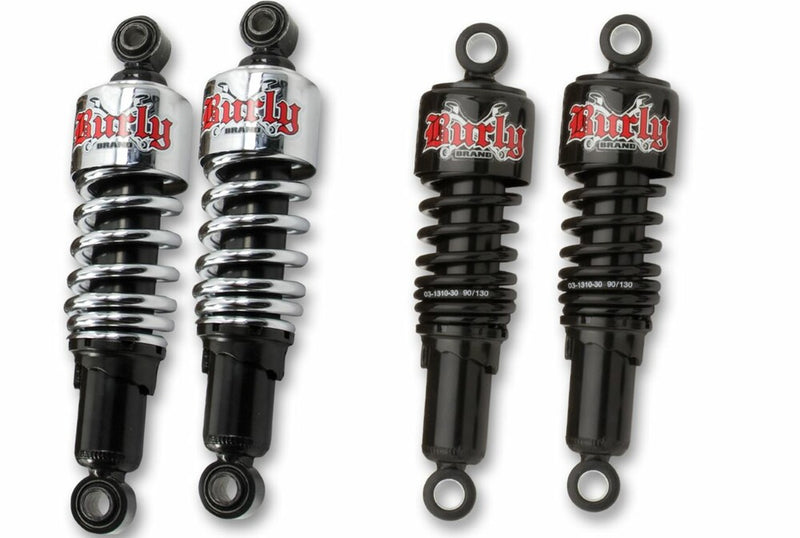 Burly Brand Slammer Shocks 10.5" Black XL - B28-1201B For Harley Sportster 2004-2022 | Yamaha 700 WaveRunner 2004