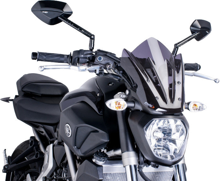Puig Hi-tech Parts 561-1421D 7015F WINDSCREEN NAKED NEW GEN SPORT DARK SMOKE
