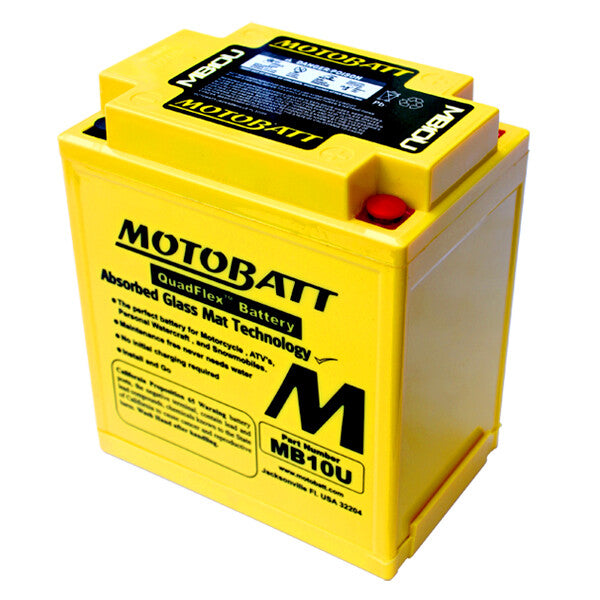 Motobatt 491-1022 MB10U BATTERY MB10U SEALED FACTORY ACTIVATED