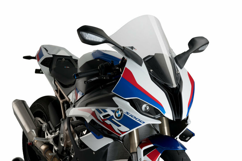 Puig Hi-Tech Parts Windscreen R-Racer Clear - 3641W BMW S1000RR / M1000RR / 1000 2019-2026