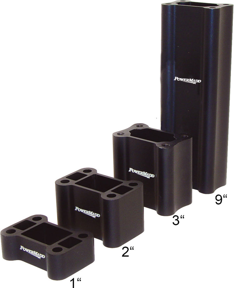 Powermadd 44-8334 45401 UNIVERSAL RISER BLOCK 1"