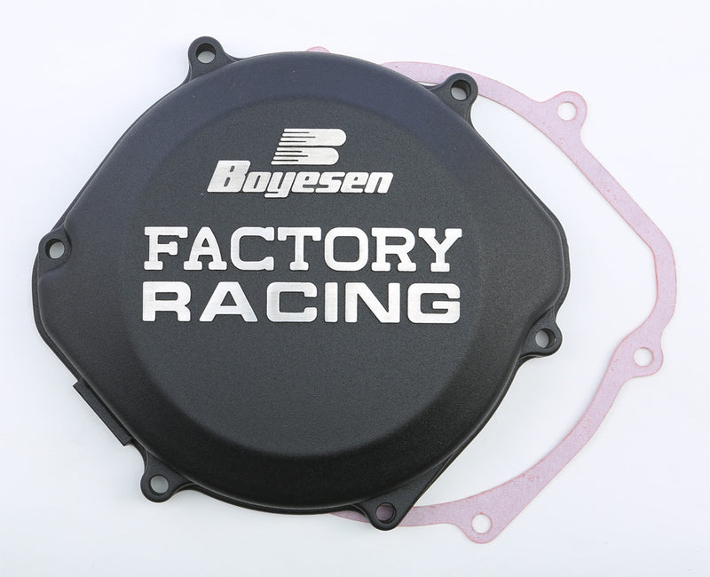 Boyesen Factory Racing Clutch Cover Black - CC-02B Honda CR250R / CR500R 1987-2001