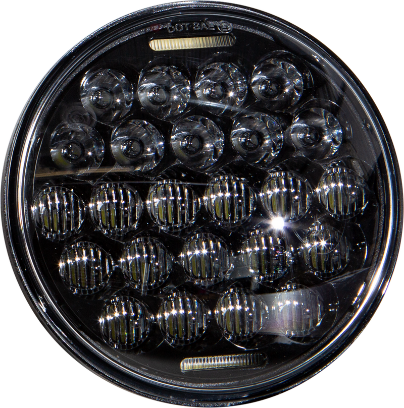 Harddrive 820-0360 820-0360 LED HEADLIGHT 7" 105W BLACK 5500/3000 LUMENS